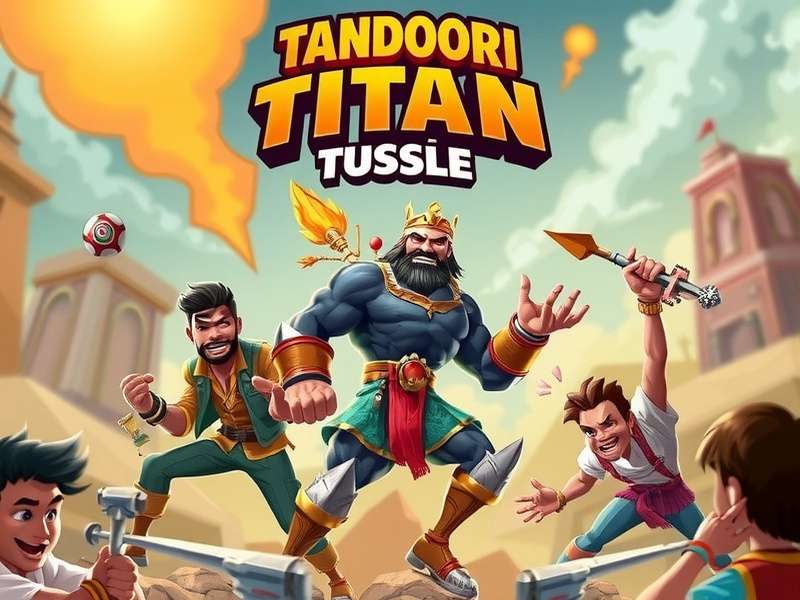 Tandoori Titan Tussle Core Concept Illustration